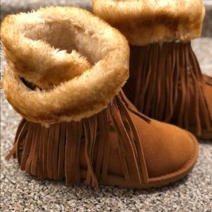LAMO Fringe Wrap Boots